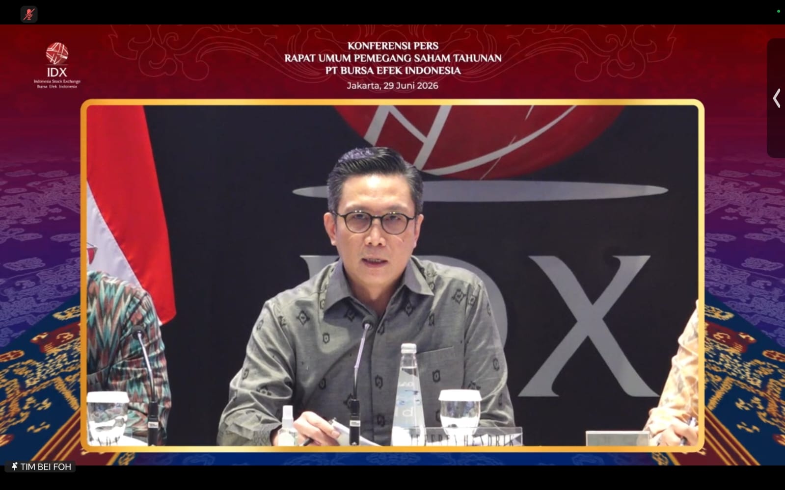 BEI Tutup Buku Tahun 2025, RUPST Bahas Sederet Informasi Ini