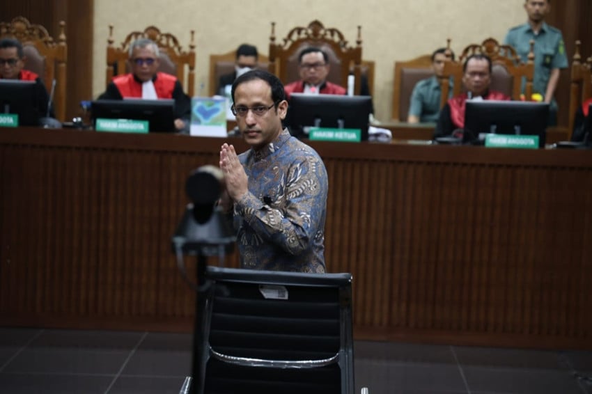Merasa Dikriminalisasi dalam Vonis 10 Tahun, Nadiem Putuskan Banding