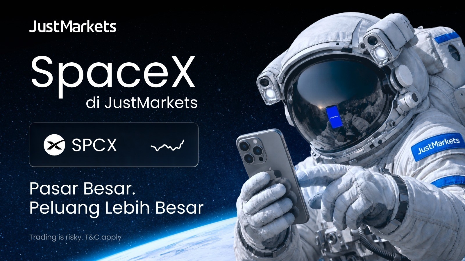 Hadirkan Trading Saham SpaceX, JustMarkets Buka Peluang Untuk Klien