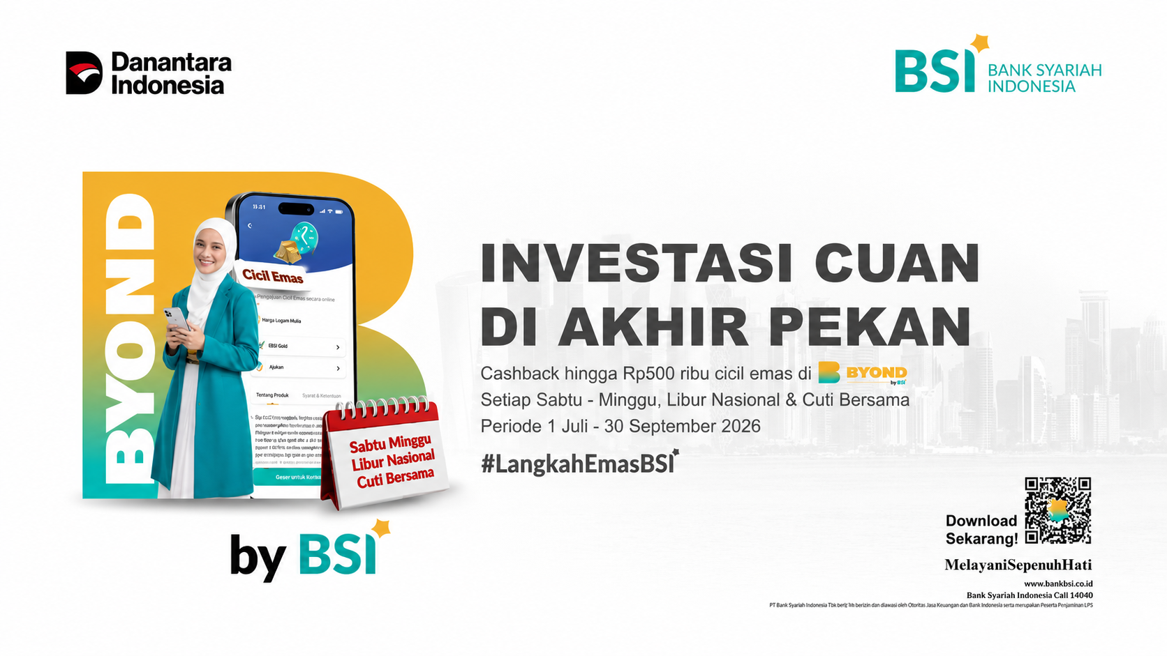Cicil Emas di BYOND by BSI, Bisa Dapat Cashback Hingga Rp500 Ribu!