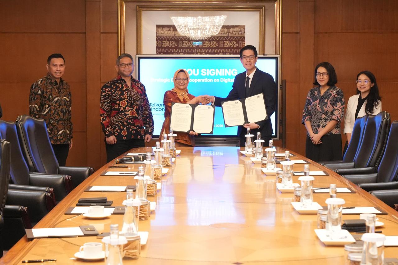 TLKM Gandeng EDB Singapura Perkuat Infrastruktur Digital Berkelanjutan