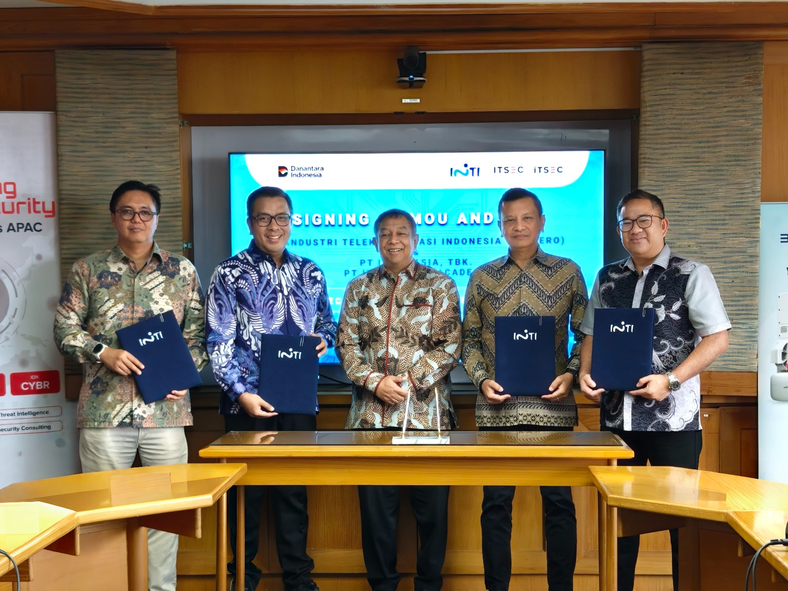ITSEC Asia (CYBR) Gandeng PT INTI, Perkuat <i>Cybersecurity </i>& Talenta AI