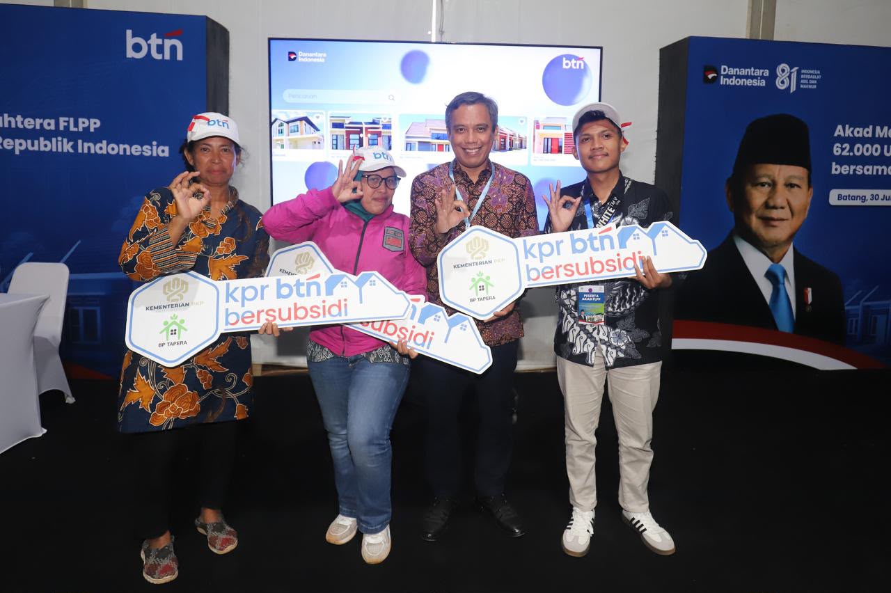 Bersama Danantara, BTN Penyalur Terbesar Akad Massal Rumah Subsidi