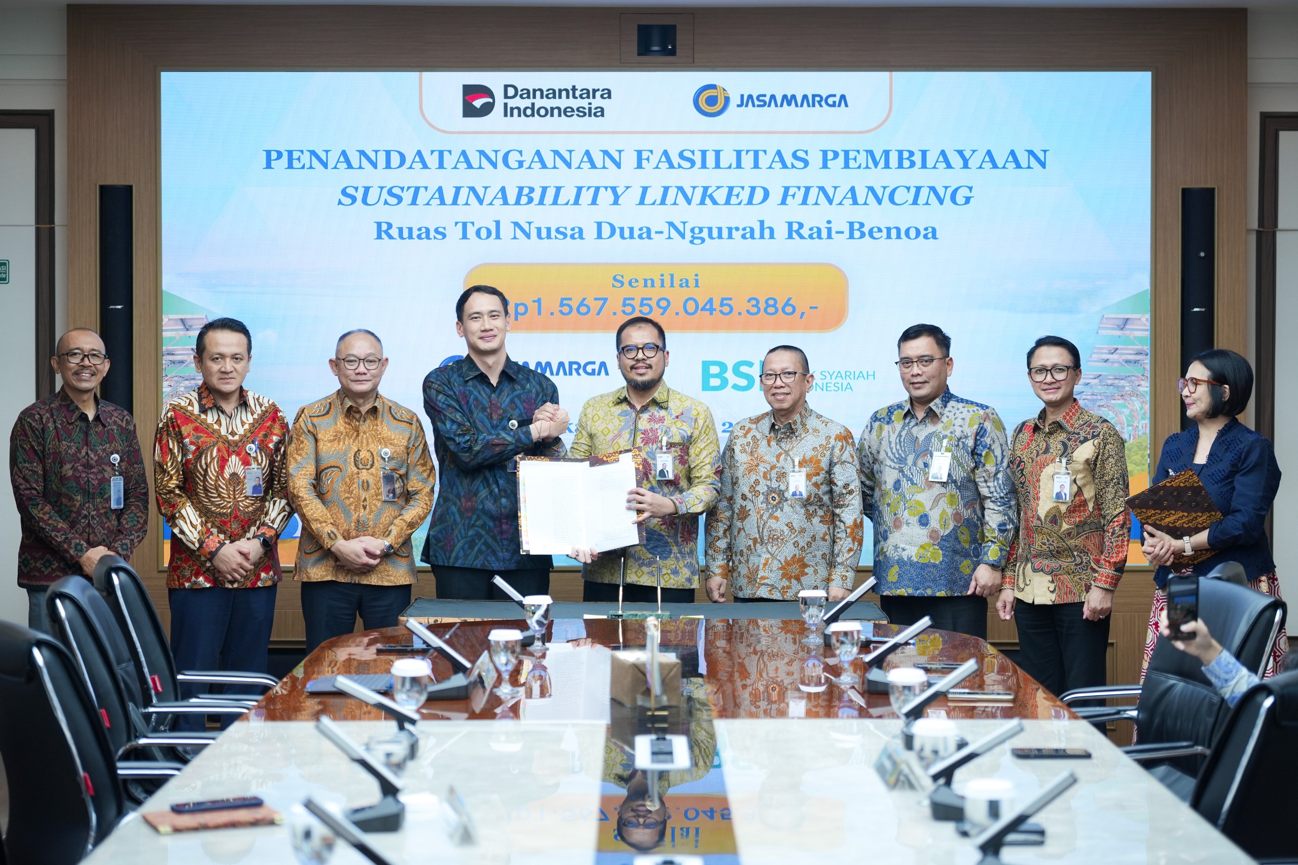 Jasa Marga (JSMR)–BSI Teken Pendanaan Rp1,56T untuk Tol Bali Mandara