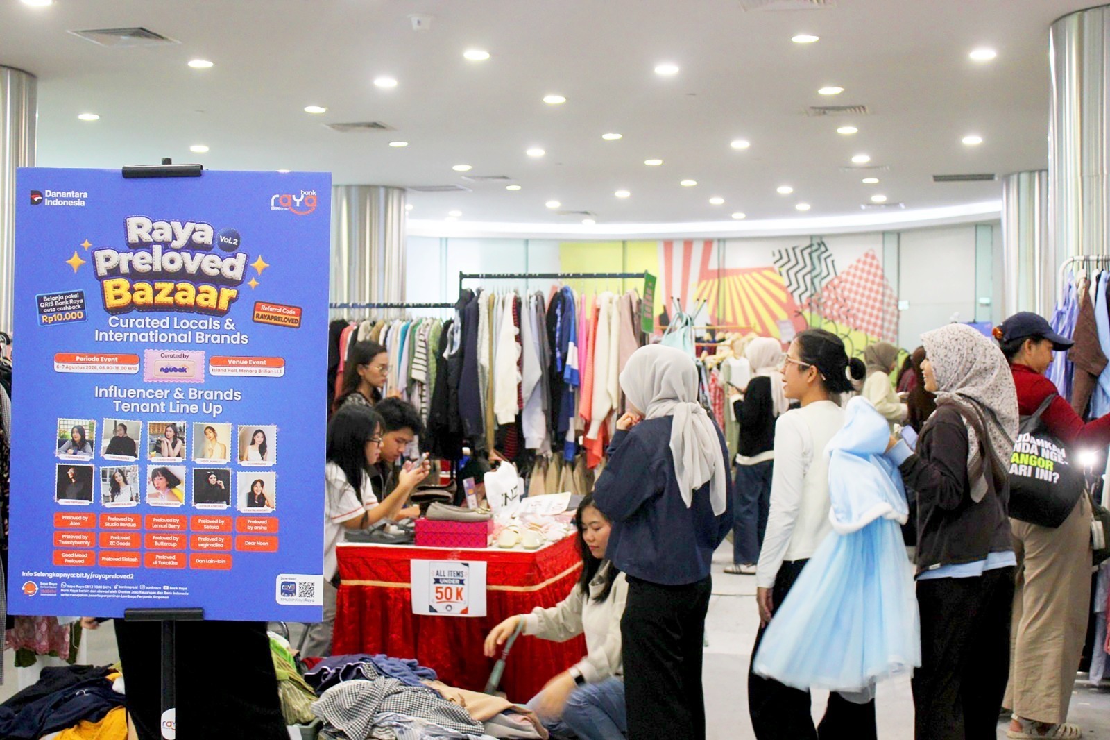Genjot ini, Bank Raya Hadirkan Raya Preloved Bazaar Vol.2