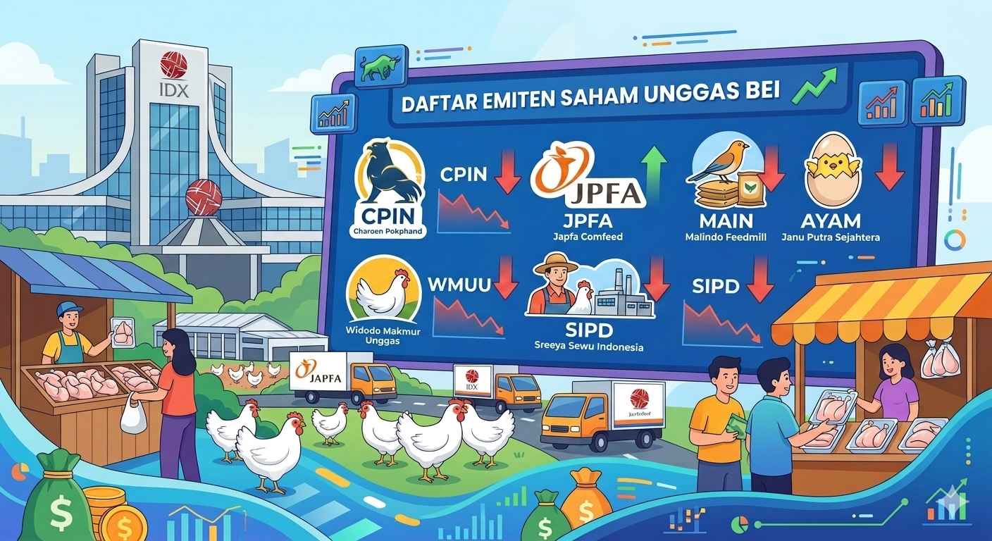 Adu Kinerja Emiten Unggas: CPIN, MAIN, AYAM, hingga WMUU