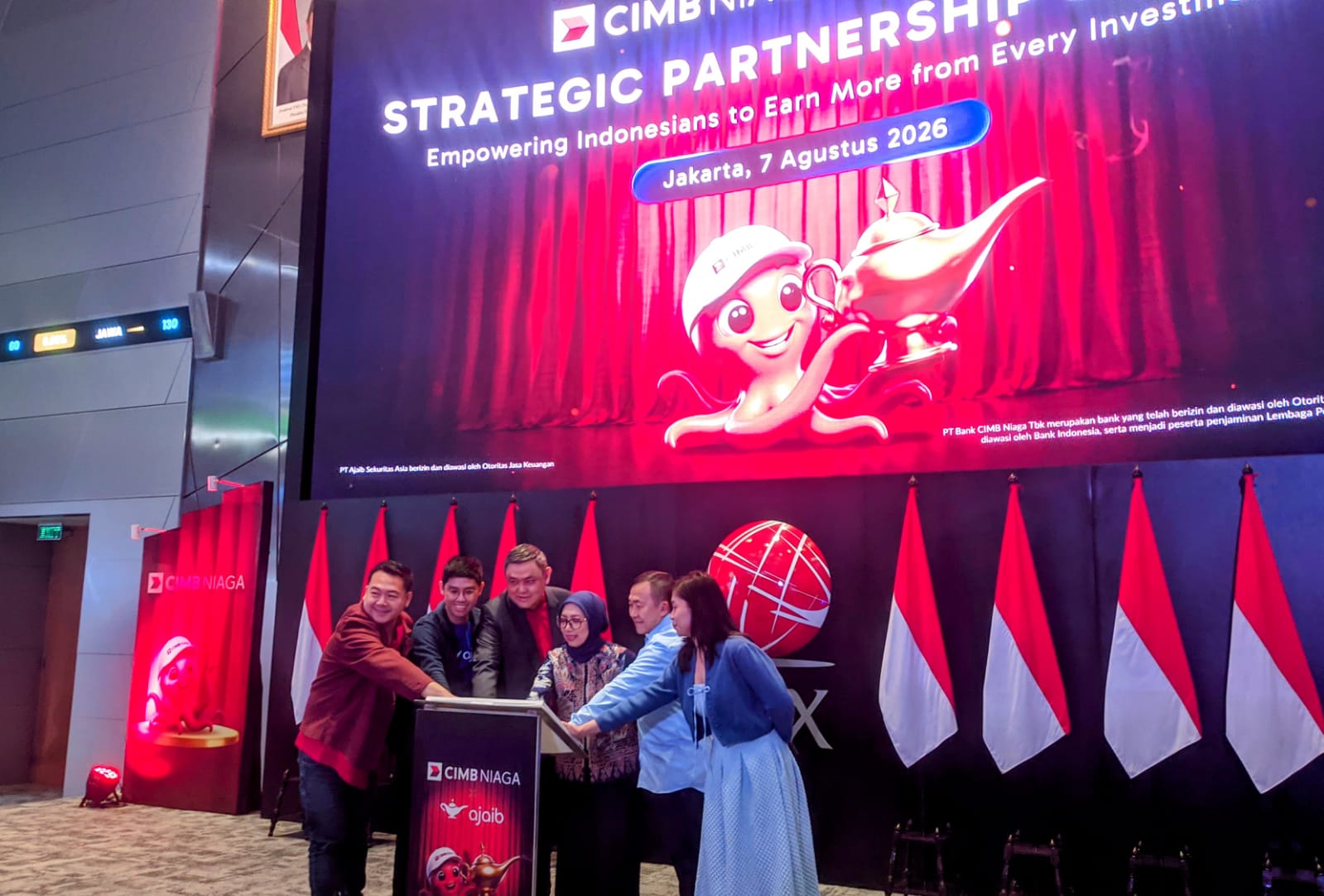CIMB Niaga–Ajaib Jadi Mitra Strategis, Buka Akses <i>Invest</i> Saham di OCTO