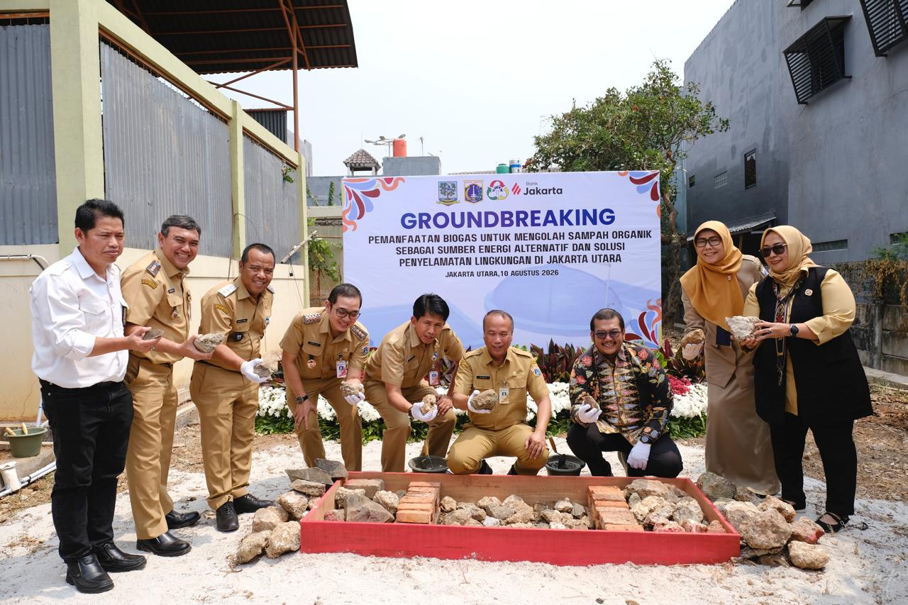 Tangani Masalah Lingkungan, Bank Jakarta Bangun Biodigester Komunal