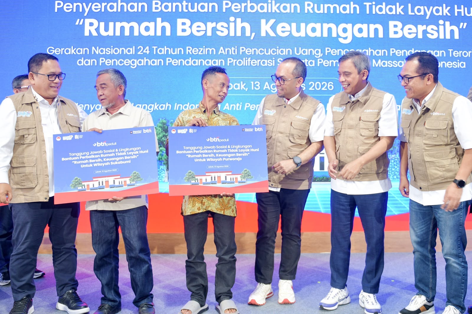BTN-PPATK Perbaiki 20 RTLH, Wujudkan Rumah Layak Keluarga Prasejahtera