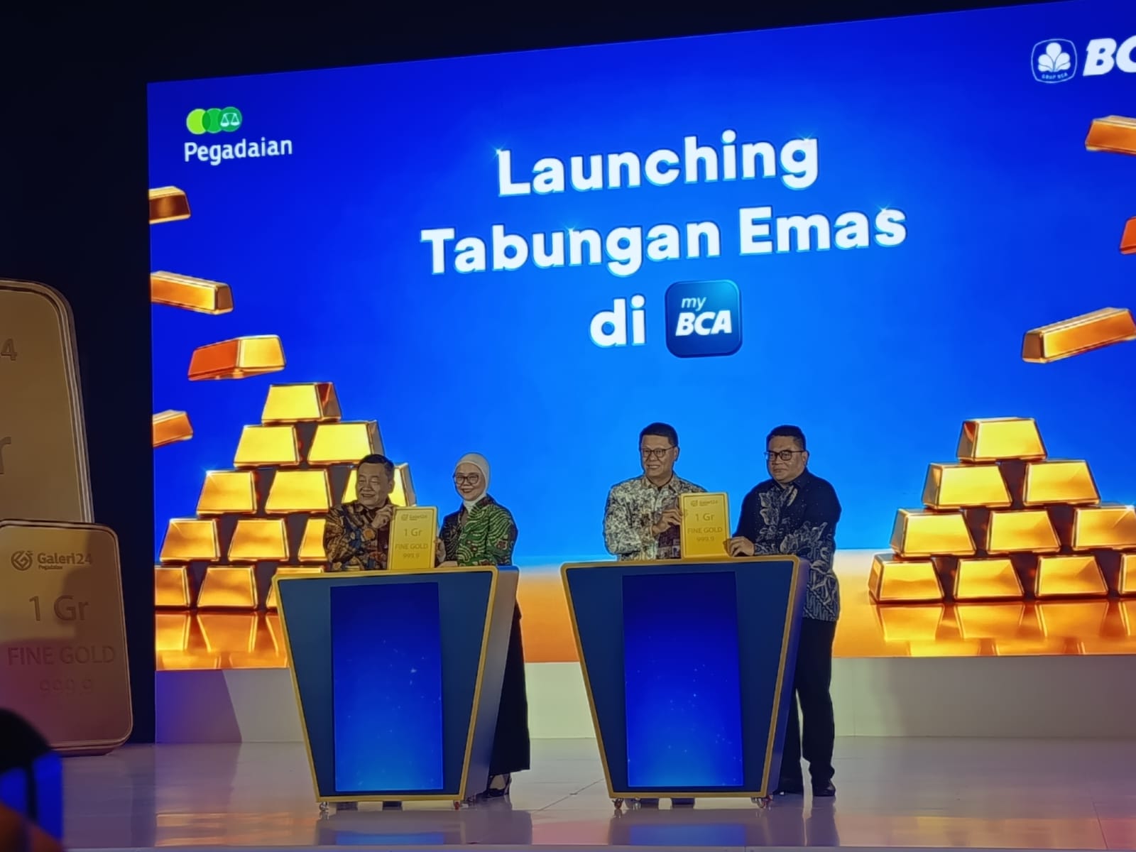 BCA (BBCA) Gandeng Pegadaian, Luncurkan Tabungan Emas di myBCA