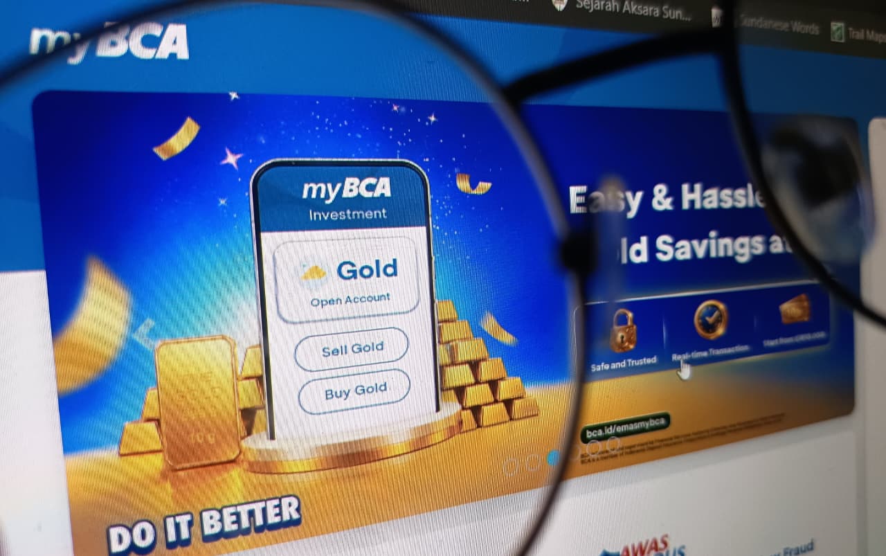 BBCA Sediakan Tabungan Emas di myBCA, Mulai dari 10 Ribu