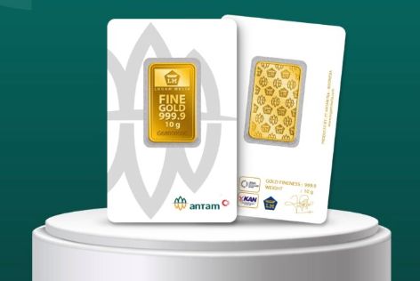 Harga Emas Antam Turun Rp18 Ribu Saat Emas Dunia Bertahan