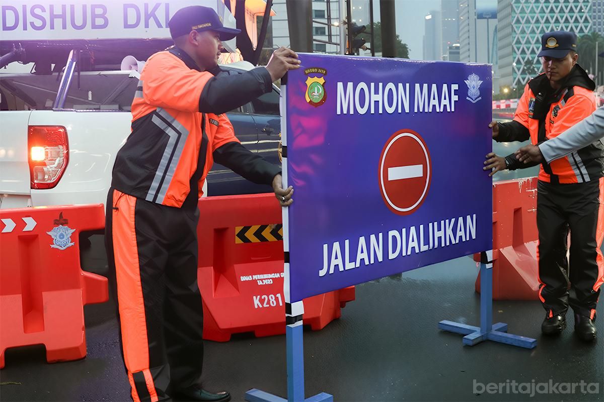 Antisipasi Macet Demo, Cek Rekayasa Lalin di 3 Zona Berikut