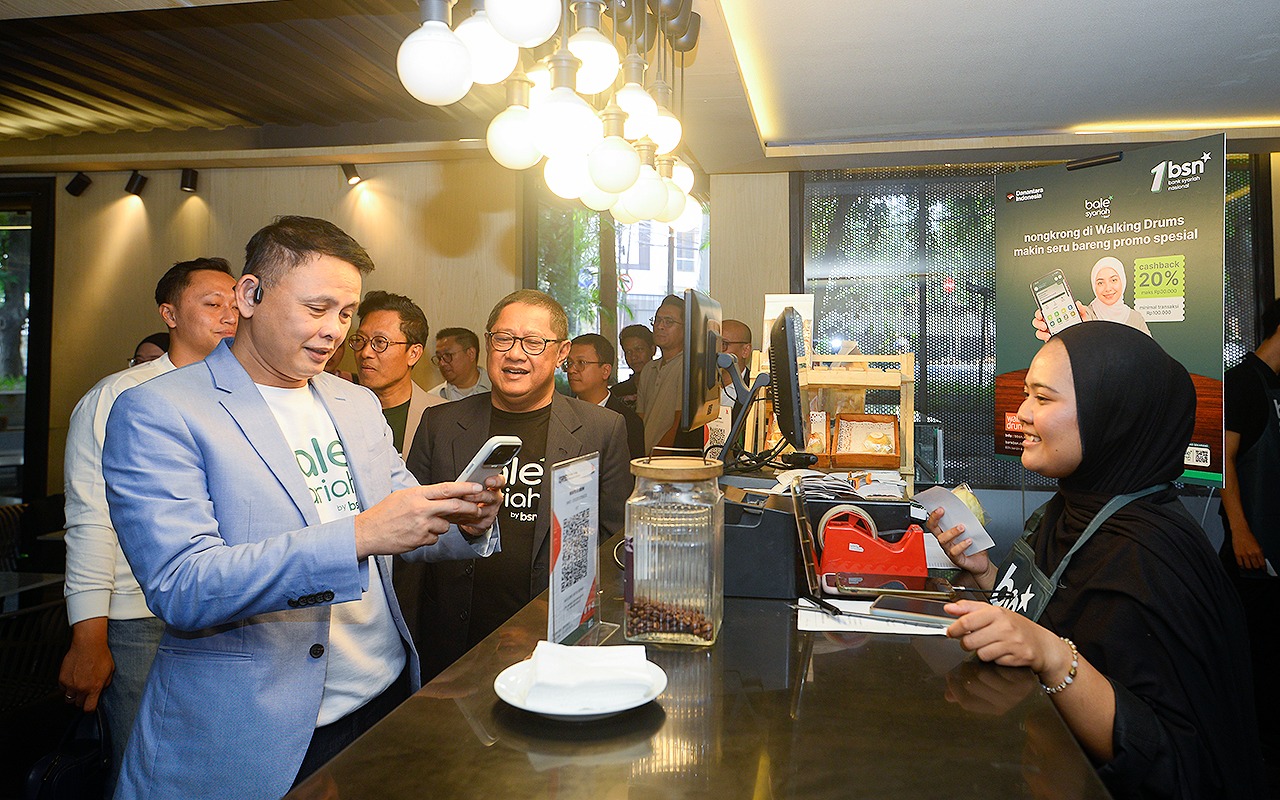 Pacu Transaksi Mobile Banking, BSN Serbu Merchant Kota-Kota Besar