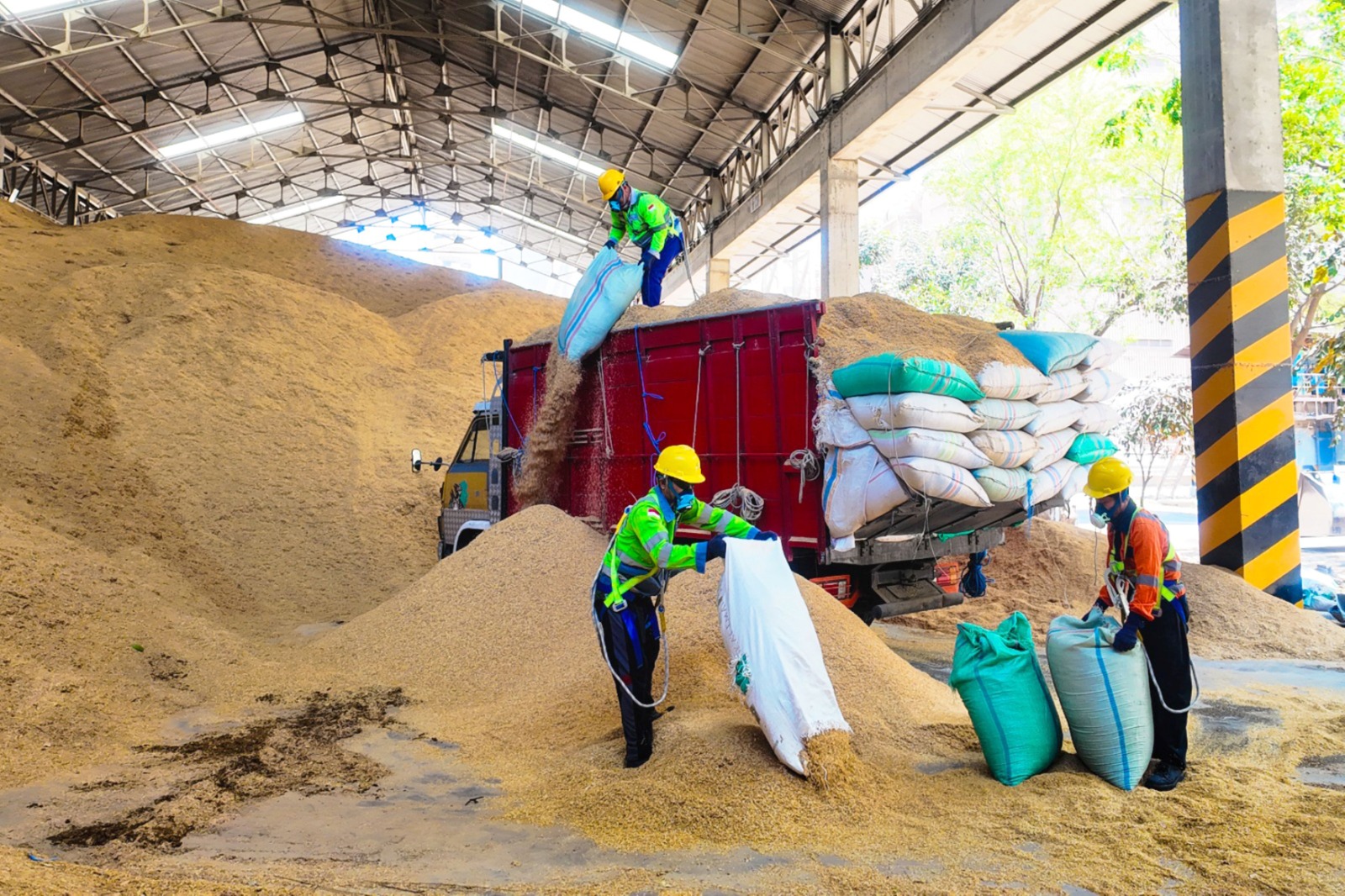 Optimalkan Biomassa, Pabrik SIG Ini Serap 400 Ton Sekam Padi per Hari