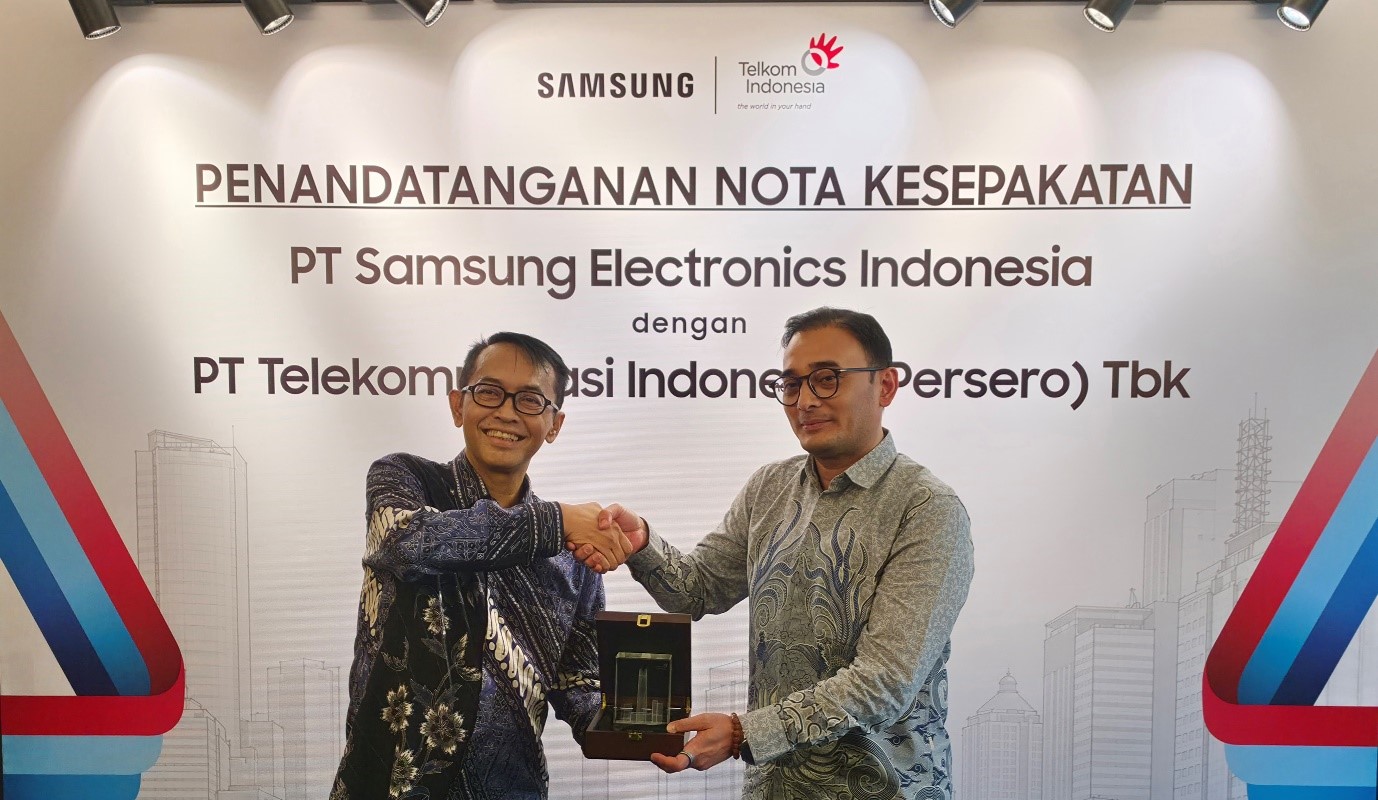 TLKM Gandeng Samsung, Bidik Peluang Bisnis AI dan IoT untuk Korporasi