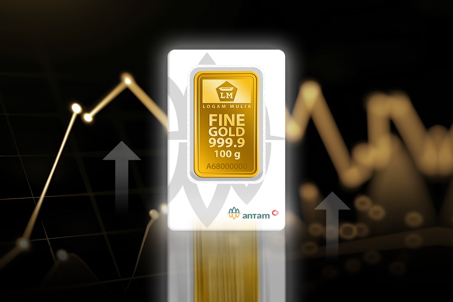 Emas Global Tertekan Minyak, Harga Antam Ikut Merosot