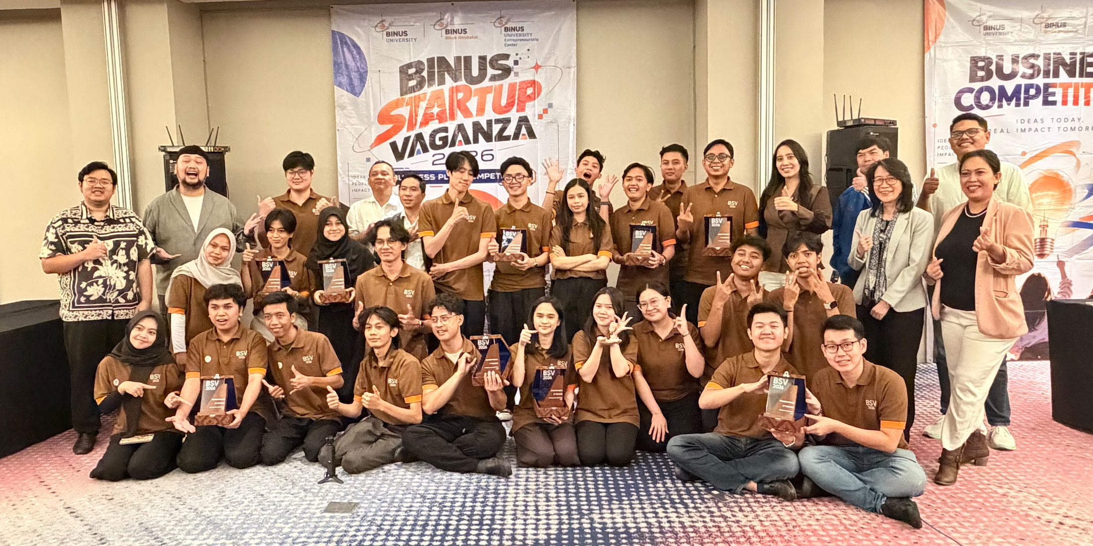 Dorong Inovasi Bisnis Mahasiswa, ini Jawara BINUS Startup Vaganza 2026