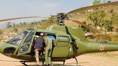 कालीकोटबाट २२ वर्षीया गर्भवतीको हवाई उद्धार