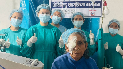 सल्यानमा मोतिबिन्दु शल्यक्रियापछि ५२ जनाले पुनः प्राप्त गरे ज्योति