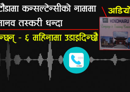 हेटौंडामा मानव ओसारपसार धन्दा- जापान बसेरै पढाउनेदेखि उडाउने सम्मको काम, (अडियोसहित)