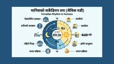 जैविक घडी (सर्केडियन रिदम) र बिर्सने रोगबीच गहिरो सम्बन्ध रहेको&hellip;