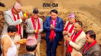 हेटौंडामा मदन भण्डारी स्वास्थ्य विज्ञान प्रतिष्ठानको भवन बन्दै: असारभित्रै काम&hellip;