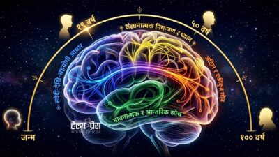 मानिसको जन्म देखि १०० वर्षसम्मको मस्तिष्क विकासबारे पहिलो पटक ‘नक्सा’&hellip;