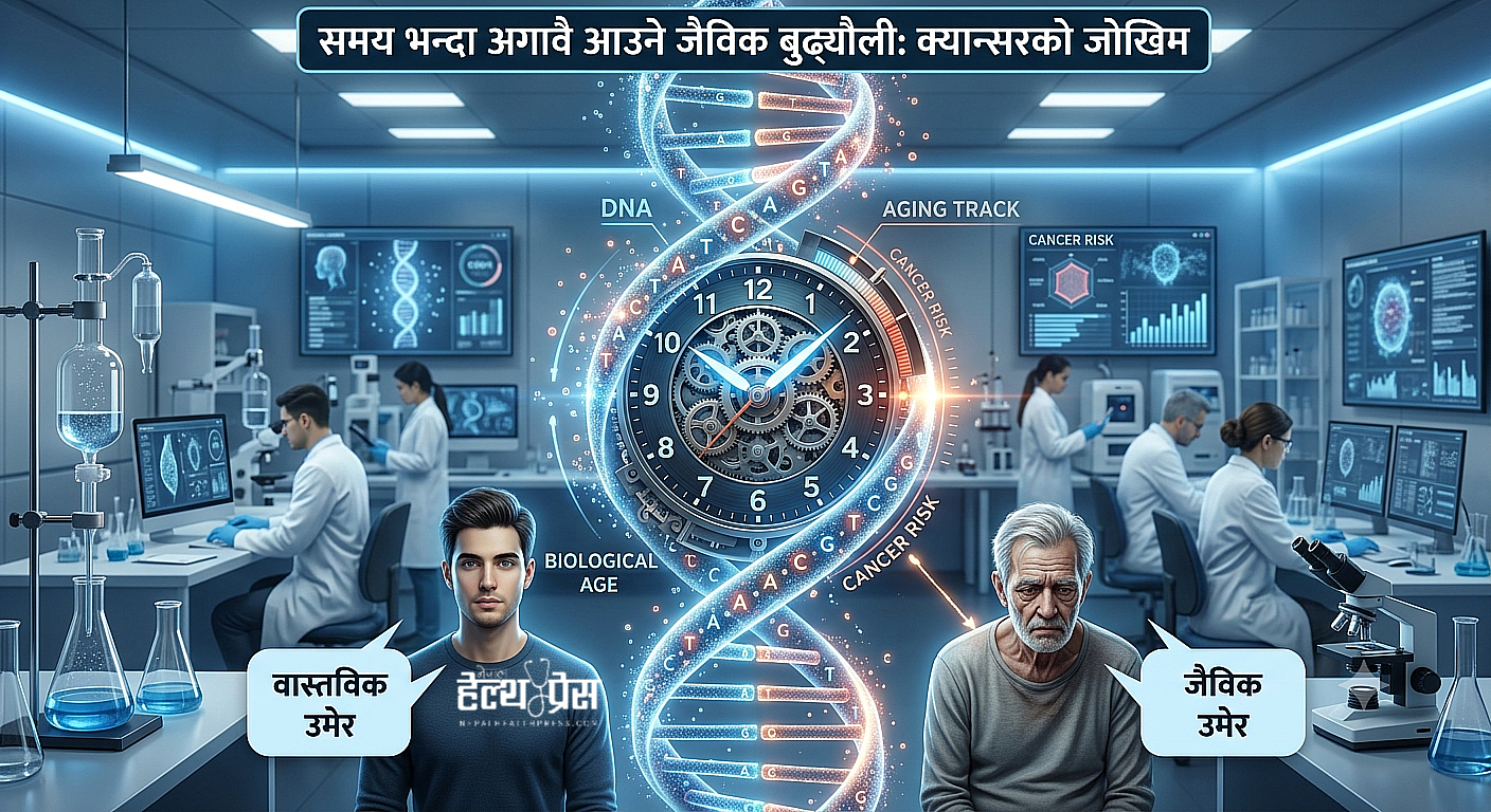 वास्तविक उमेर भन्दा शरीर चाँडो बुढो हुँदा युवाहरूमा क्यान्सरको उच्च जोखिम