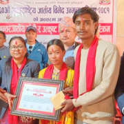 पर्वतमा अन्तरजातीय विवाह गरेका २८ जोडीलाई सम्मान