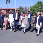प्रधानमन्त्री ओली र इटलीका राष्ट्रिय फुटबल टिमका पूर्वकप्तान जियानलुइजी बुफोनबीच भेटवार्ता