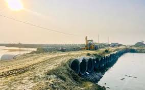 कमला नदीमा ओहोरदोहोर गर्न तयार भयो अस्थायी ‘डाइभर्सन’