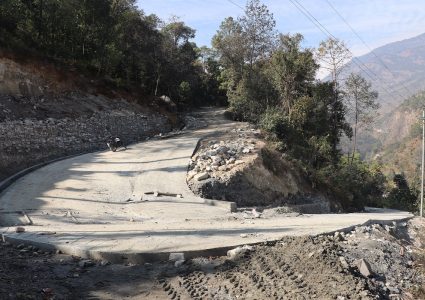 गलेश्वर–पुलाश्रम–जगन्नाथ सडक योजनाः पाँच महिनाअघि नै सम्पन्न