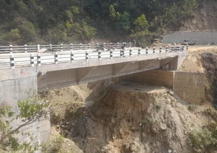 कालीगण्डकी लोकमार्ग : लमाएखोलामा दुईवर्षमा सम्पन्न हुनुपर्ने पुल आठ वर्षपछि सम्पन्न