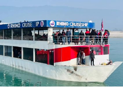 नेपालमै पहिलोपटक नारायणी नदीमा राइनो क्रुज सञ्चालनमा