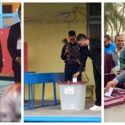 शीर्ष नेताहरूले मतदान गरे, विप्लव १८ वर्षपछि चुनावमा सहभागी