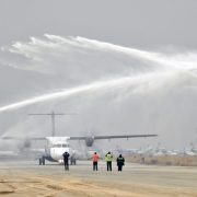 विश्वमै पहिलो पटक बुद्ध एयरको एटीआर-७२ जहाजको बिदाइ