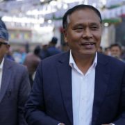 उज्यालो नेपाल पार्टीका अध्यक्ष घिसिङद्वारा मतदान