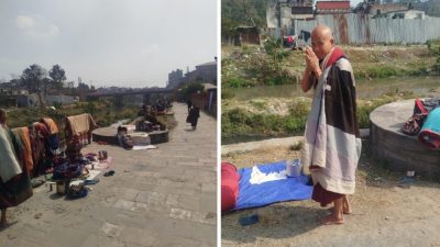 पशुपति बागमती किनारमा कहाँबाट आए यी बौद्ध भिक्षुहरू?