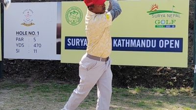 सूर्य नेपाल काठमाडौं ओपन: रविलाई दुई स्ट्रोकको अग्रता 