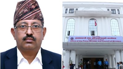 साढे २ महिनादेखि प्रधानमन्त्री कार्यालयमा ‘पेण्डुलम’ बनेका सचिव पन्थ