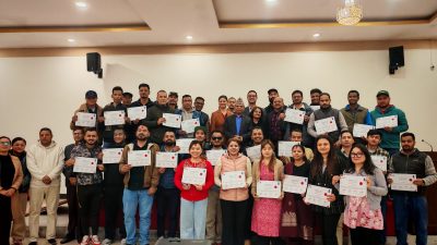 लागूऔषध नियन्त्रणसम्बन्धी चारदिने राष्ट्रिय प्रशिक्षण सम्पन्न,मानसिक स्वास्थ्य र पुनर्स्थापनामा जोड