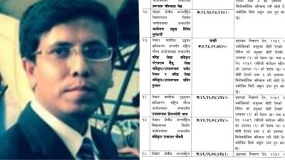 रंगेहातमा भ्रष्टाचारी ठहर भएका उपसचिव नेपाल पोखरा अन्तर्राष्ट्रिय विमानस्थल घोटालामा&hellip;