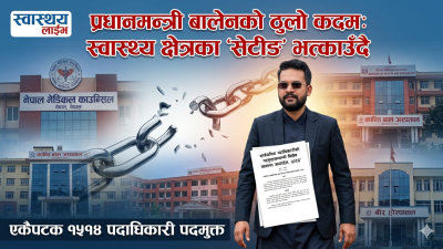 बालेन सरकारको ‘हेल्थ अप्रेसन’: स्वास्थ्यका सेटिङ भत्काउँदै १५ सय ९४&hellip;