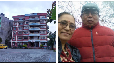 बुद्धनगरको सुकुम्बासी बस्तीमा रहेको पूर्वमन्त्री अशोक राईको निजी स्कुल