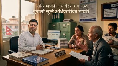 मस्तिष्कको आँधीबेहरीभित्र एउटा गुनासो सुन्ने अधिकारीको डायरी