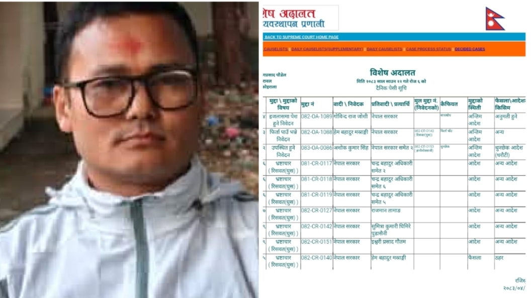 घुससहित पक्राउ परेका वैदेशिक रोजगार विभागका नासु मस्राङ्गी भ्रष्टाचारी ठहर
