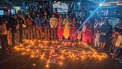 भोटेकोशी बाढी–पहिरोमा दिवंगत आत्माहरूको चिरशान्तिको कामनासहित दीप प्रज्वलन