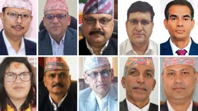 झापाको सिडिओमा पोखरेल, लागुऔषध नियन्त्रण विभागको महानिर्देशक तिवारी
