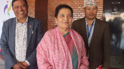 पूर्वराष्ट्रपति विद्यादेवी भण्डारी चीन प्रस्थान